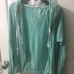 Teal zip up jacket